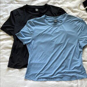 Black and Light Blue T-Shirts